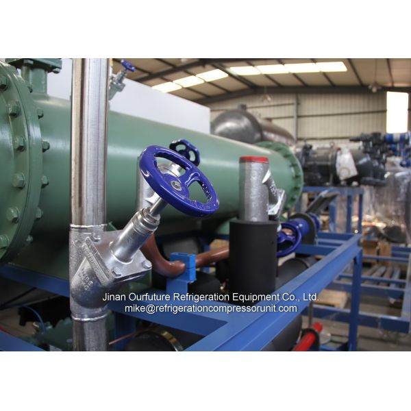 Ice Machine Cold Room Compressor Unit 100HP - 600HP Refrigeration Capacity