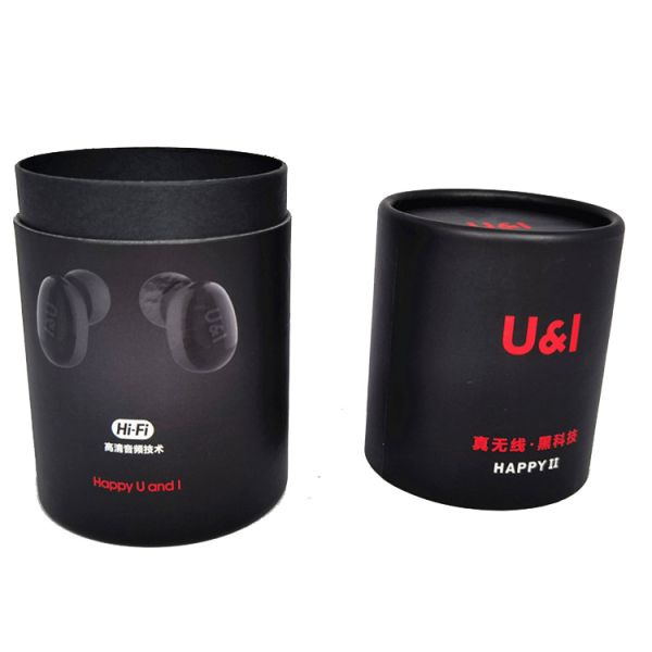 Foil Stamping Tube Packaging Box With Top Cover Rolling Edge PMS Offset Printing