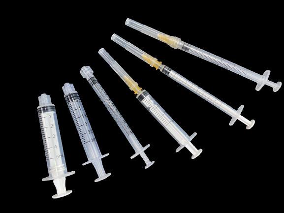 FDA510K CE ISO Sterile Disposable Auto Disable Auto Injection Syringe With Needle 1ml 5ml