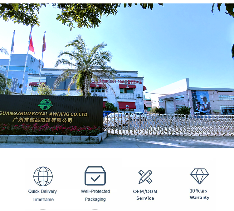 Premium Heavy-Duty Aluminum Frame Patio Awning-UV-Resistant Adjustable Telescopic Polyester Canopy