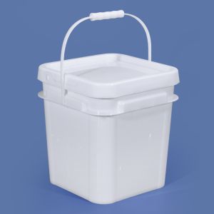 China Square Plastic Bucket With Lid on sale