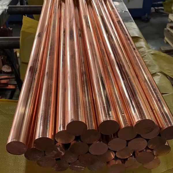 T1 Copper Bar OF-CU Copper Round Bars Diameter 10 - 300mm 99.9% Pure Copper