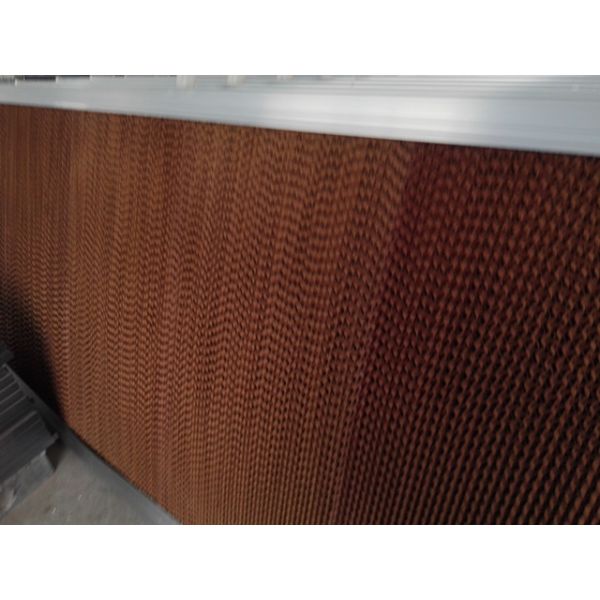 green house aluminum frame cool cell pads with water pipe for pig farm