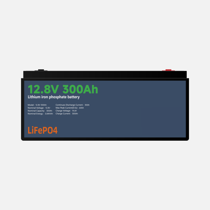 12.8V LFP Rechargeable Solar Battery for Home Power 50Ah 100Ah 200Ah 300Ah 400Ah