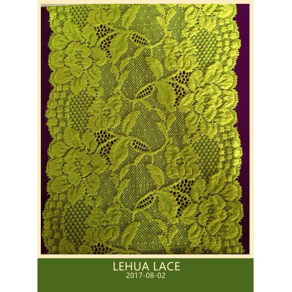 Hot Selling and nice quality Nylon Spandex Stretchy Brazil Lace from China