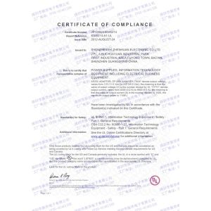 Shenzhen Keysun Technology Limited Certifications