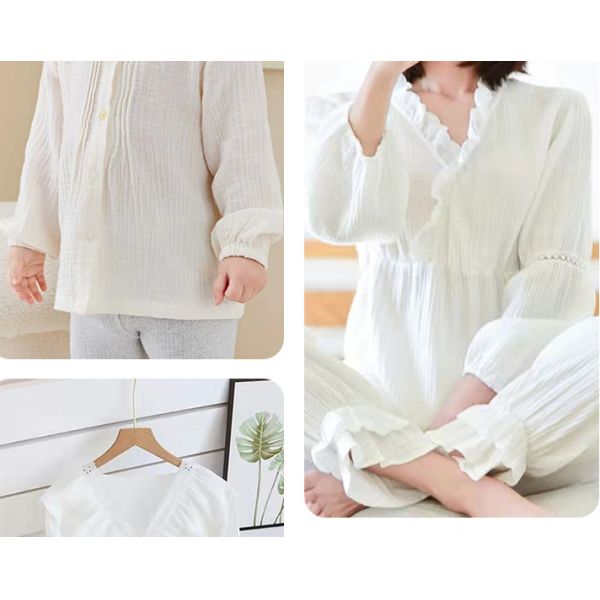 3 Layers 135GSM Nature Wormwood Cotton Gauze Fabrics For Swaddling