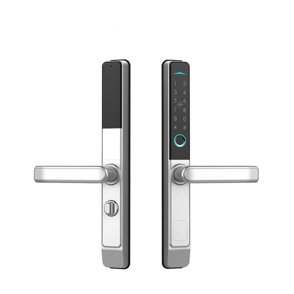 Home Tuya APP Smart Lock Sliding Wooden Door Lock Fingerprint