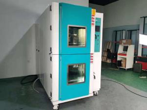 China Industry / Machinery Thermal Shock Test Chamber with Vertical Transfer of Specimens on sale