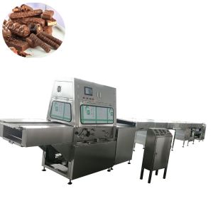 Quality Industrial Freezing Tunnel Chocolate Enrober Line for sale