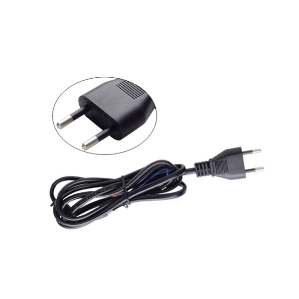 2 Pin Plug Female Italian Power Cable Customized Length 250v With Stopper