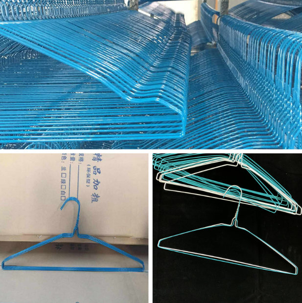 Precise Diameter Steel Wire Hangers Powder Coating For Laundry Factory