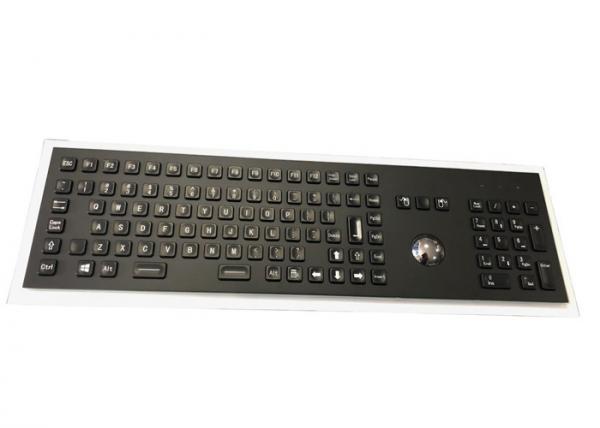 Buy LED Backlight Industrial Keyboard With Trackball Full FN Keys 103 Keys at wholesale prices
