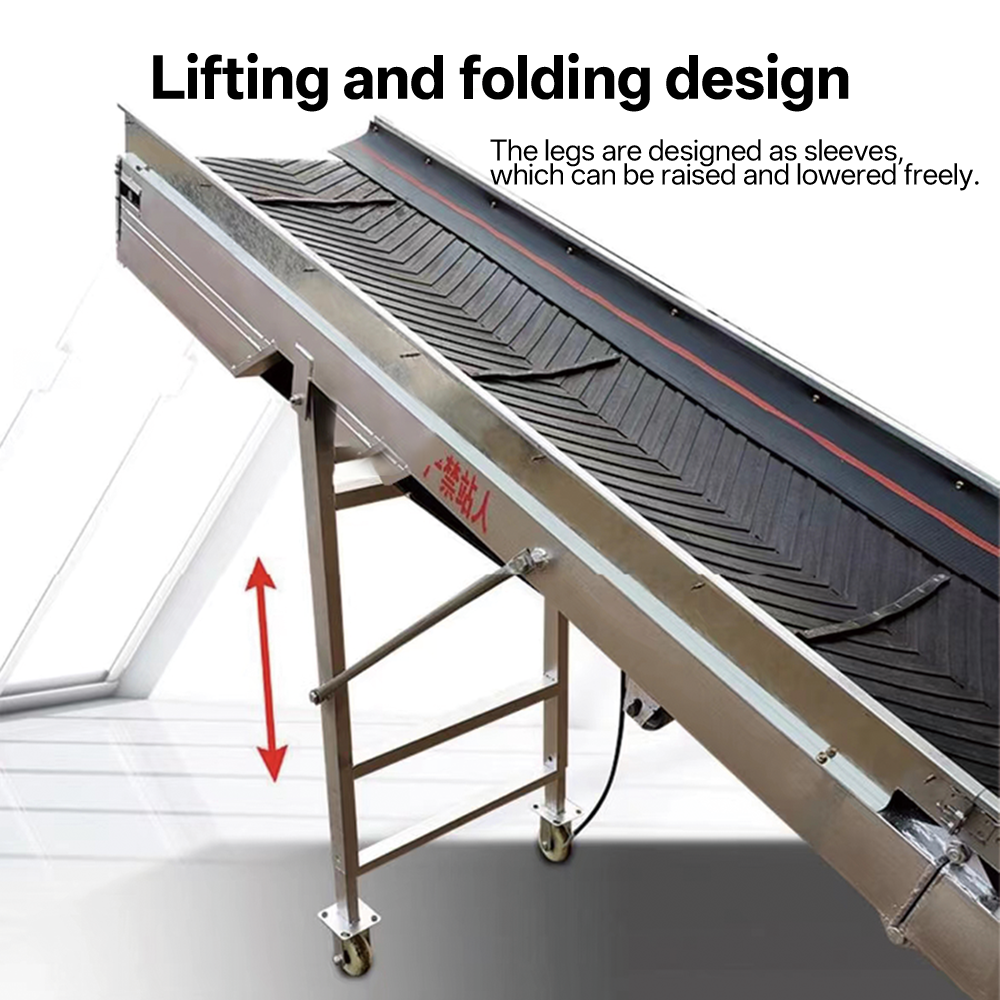 oem Mobile Folding Industrial Inclined Belt Conveyor for Loading and Unloading Goods Belt Inclined Conveyor Factory, Farms, Energy & Mining, Food &