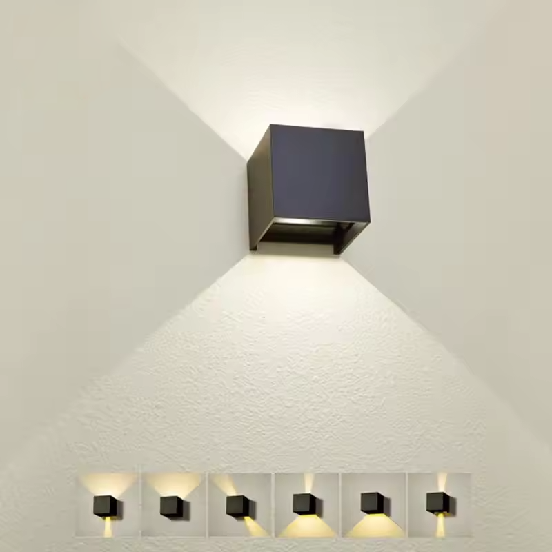Color Rendering Index Ra 80 Modern Outdoor Wall Light LED Waterproof IP65 Up Down Light