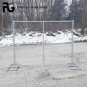 Quality 6x12 Inch Portable Galvanized Sgs Construction Temporary Fence for sale