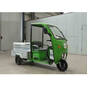 Multifunctional Three Wheel Double Barrel Sunshade Sanitation Vehicle