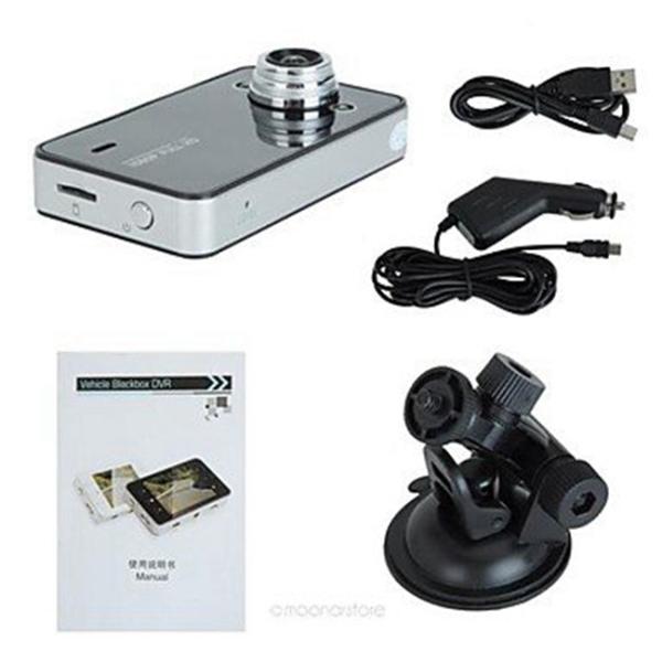 Gravity Sensor Dual Lens Car Dvr Camera Ultra HD With 2.4 Inch TFT Display