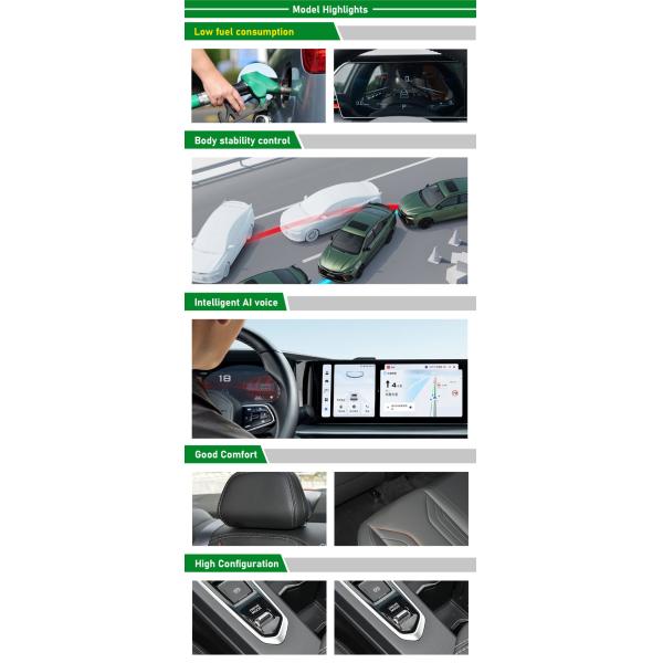 2023 2024 Geely Binrui 1.4 T CVT SUV 0km Used Car Left Hand Drive Curb Weight 1000kg-2000kg 4605*1878*1643mm Geely Cars