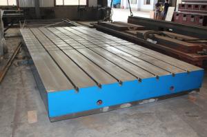 China M24 Floor Machine Bed Cast Iron Base Plate 6000x3000mm on sale