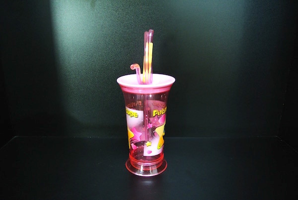 Pink Star Style Cartoon CharacterDrinking Water Bottle 8.5 Inch As Gift For Children Made By As