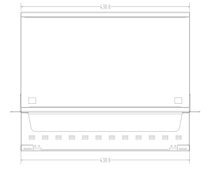 FTTH 12 / 48 / 96 Core Fiber Optic Cable Termination Patch Panel Compact Structure
