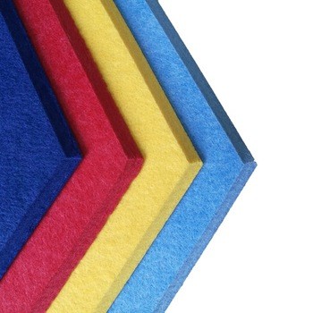 3D 9mm Thick Eco-Friendly PET Sound Dampening Decor Acoustic Wall Panels