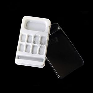 Cosmetic 5 Pairs Fake Nail Packaging Customizable With Transparent Lid