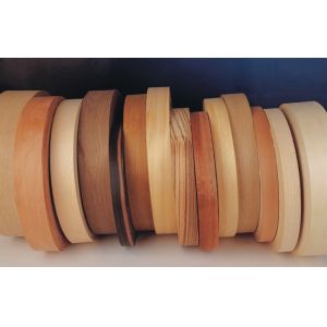 Natural Edge Banding Veneer Enviromental Glue , 0.5 mm Thickness