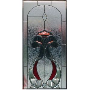 Quality black chrome caming decorative glass for sale