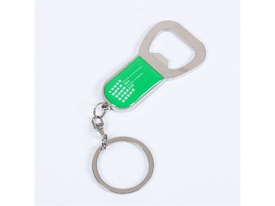 Metal Printed Logo Bottle Opener Keychain,Factory custom cheap metal beer bottle opener, printed logo sticker, key ring