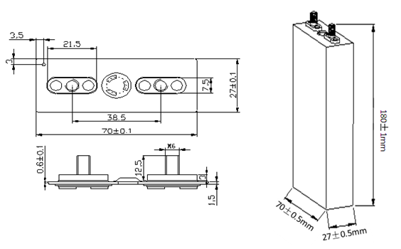 25Ah High Power Rechargeable Lifepo4 Battery No Memory Effect Topband