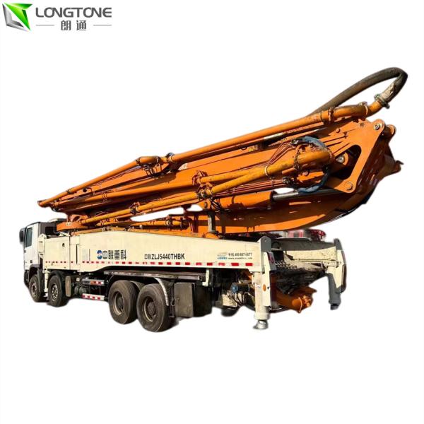 Used Cement Pumping Truck Mobile Concrete Boom Pump Truck 56m