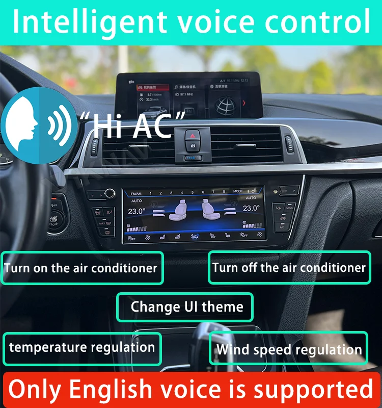 BMW 2 3 4 Serie 3GT M3 M4 Car AC Control Panel Screen 2013-2020 ODM