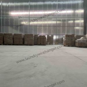 18inch Notched Shape Wire Shirt Hangers For Dry Cleaners