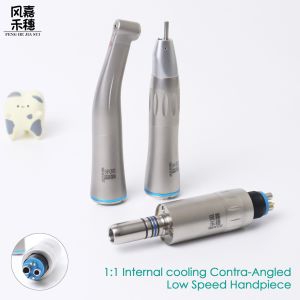 Dental Low Speed Handpiece 1/1 Internal Steel Set w/ Ceramic Bearings