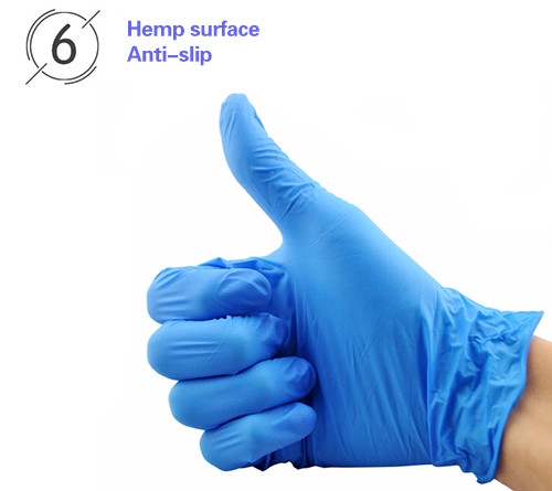 Anti Bacterial Virus Dentist Disposable Nitrile Gloves