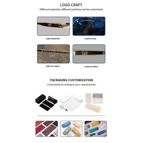 Fashion Glasses Frames Custom Designer ODM Eyeglasses For Unisex