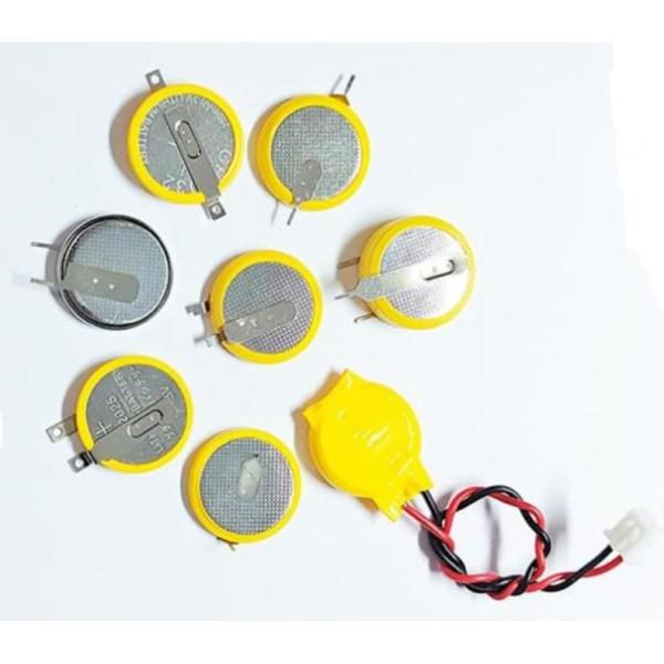 Non Rechargeable CR2450 With Solder Tabs 600mAh Long Working Life