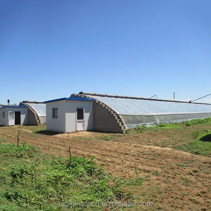 Solar Winter Greenhouses Warm Agricultural Greenhouse with Galvanized Steel Frame