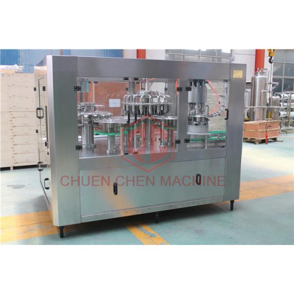 6000 BPH Hot Juice Filling Machine 330ml - 1500ml Plastic Screw Cap Type