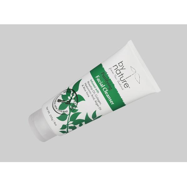 Plastic Cream Squeeze Face Wash Tube Custom Empty 70-180ml With Vibrating Massage Silicone Head