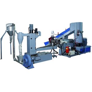 Industrial Small Scale Plastic Recycling Machine / Plastic Recycling Plant