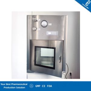 China Double Layer Shell Static Pass Box UV Light With Electronic Interlock on sale