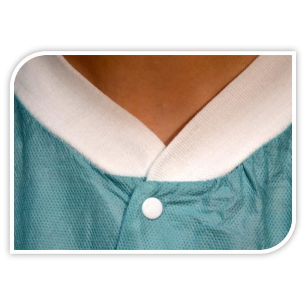 Non Toxic White Dustproof Disposable Lab Coats