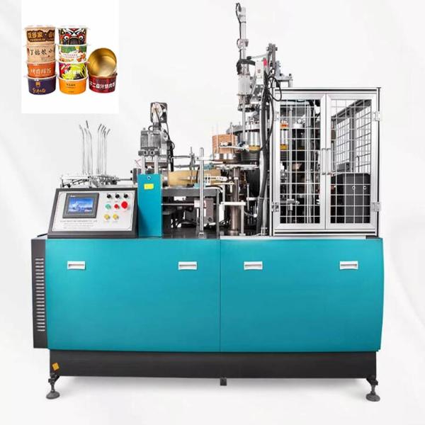 4.8KW PF BOWL Paper Salad Soup Bowl Making Machine Medium Speed