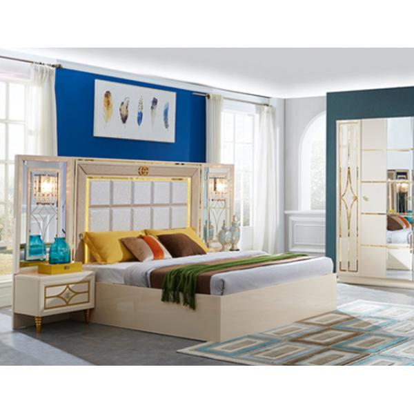 Solid Wood King Bedroom Sets Minimalist Wood Panel Master Bedroom Furniture