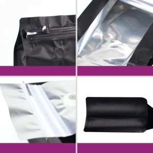 PE Valve Ground 250g Coffee Packaging Pouch