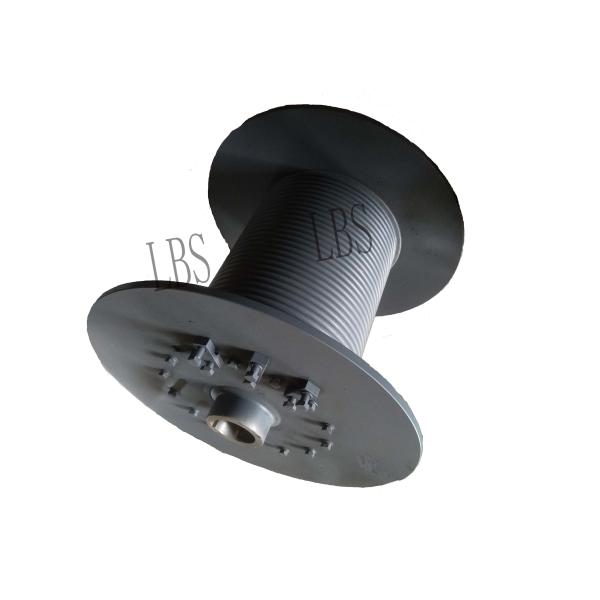 5 Layers Wire Rope Winch Drum Comply With GOST Left Rotation Direction