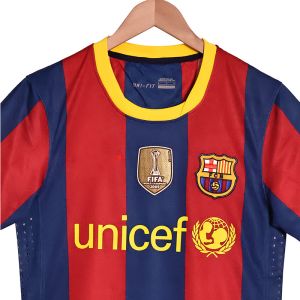 Barcelona 2010-2011 Champions League Retro Home Jersey Group Customization